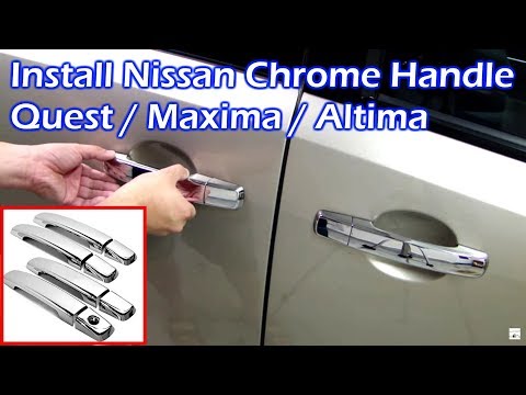 Nissan Chrome Door Handle Covers – Install