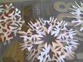 Snowflakes From Copy Paper