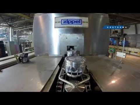 Production of pistons. Coatings and quality control.