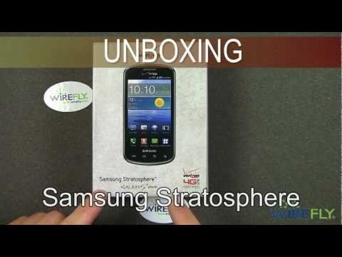 Samsung Stratosphere Unboxing