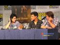 NEW MOON cast at the Comic Con Press Conf! Taylor Lautner Kristen Stewart  Robert Pattinson PART 1