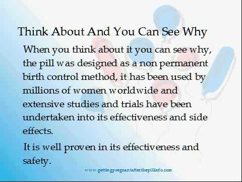 how to pregnant on the pill