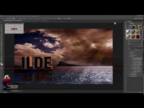0 Cómo montar un texto 3D en un paisaje [Videotutorial Photoshop CS6]