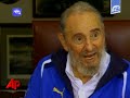 Former Cuban President Fidel Castro appeared on state television on Sunday for the first time since June 2008, meeting with a group of students from Venezuela. (Aug. 24)