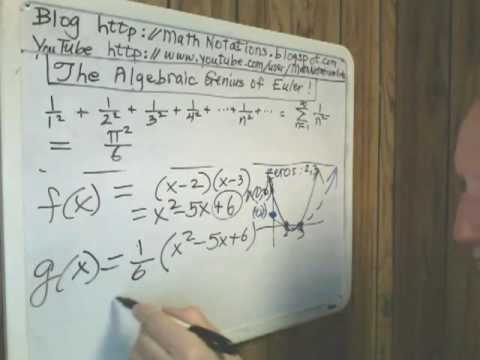 B-squared over 6 Euler and algebraic geometry - Part I