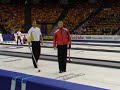 Gushue warm-up shot