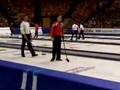 Gushue warm-up shot