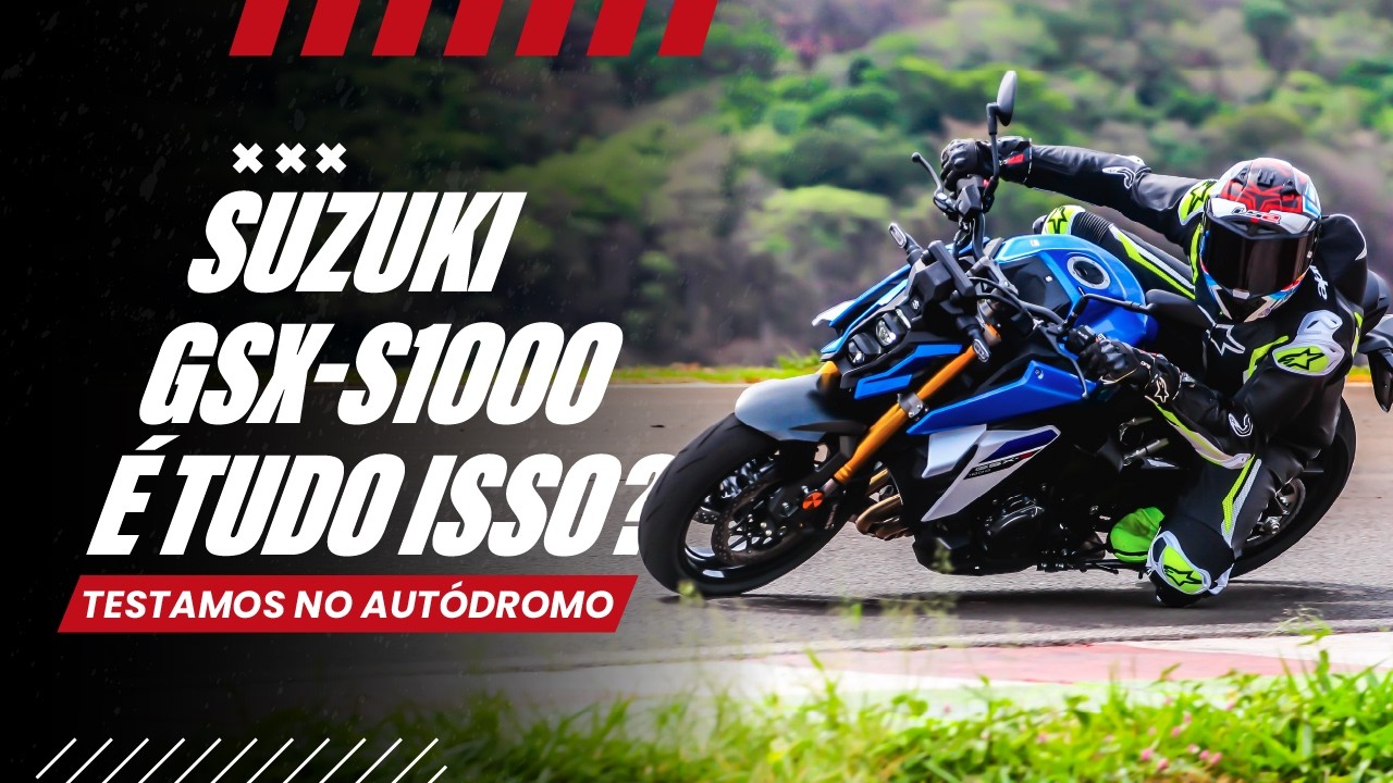 SUZUKI GSX-S1000 É TUDO ISSO? | Testamos a Naked no Autódromo