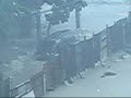 Van Sinks in Flood, Philippines