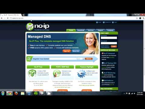 how to setup ip camera with no-ip
