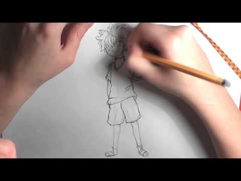 how to draw killua hunter x hunter