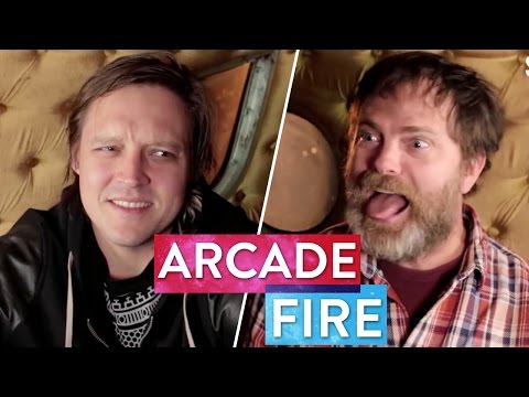 Rainn Wilson Almost Attacks Win Butler of Arcade Fire