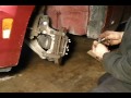 Maintenance, replacing Front brakes and rotors on a 2007 Chevy HHR due to a pulsation, while applying the brakes