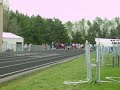 Gushy runs the 100m dash