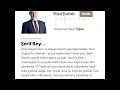 Şerif Bey… Süleyman Seyfi Öğün 11.09.2017