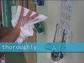 Did you know that good hand hygiene is the single most effective way to stop infection spreading? Abertawe Bro Morgannwg University Health Board Infection Control Nurse Clare Peacock demonstrates the correct technique for washing your hands. It includes tips on washing your hands in a domestic situation as well as in a clinical environment. Follow her advice for everyday hygiene, and especially if there is a tummy bug like Norovirus or another infection in your household, and to help keep infections at bay in a hospital or clinical setting. www,abm.wales.nhs.uk