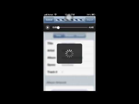 how to attach lyrics to iphone