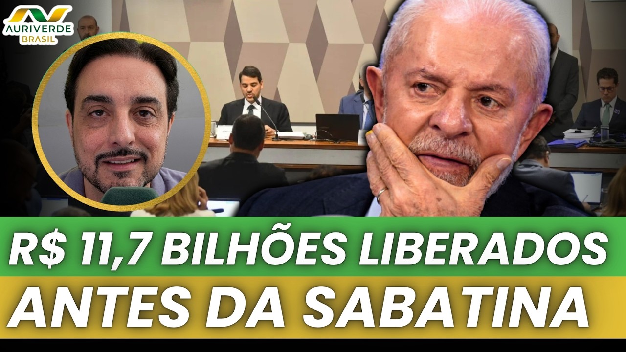 Lula libera R$11,7 bilhões em emendas antes da sabatina