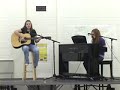 piano, guitar, singing