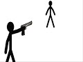 Stick men and guns
