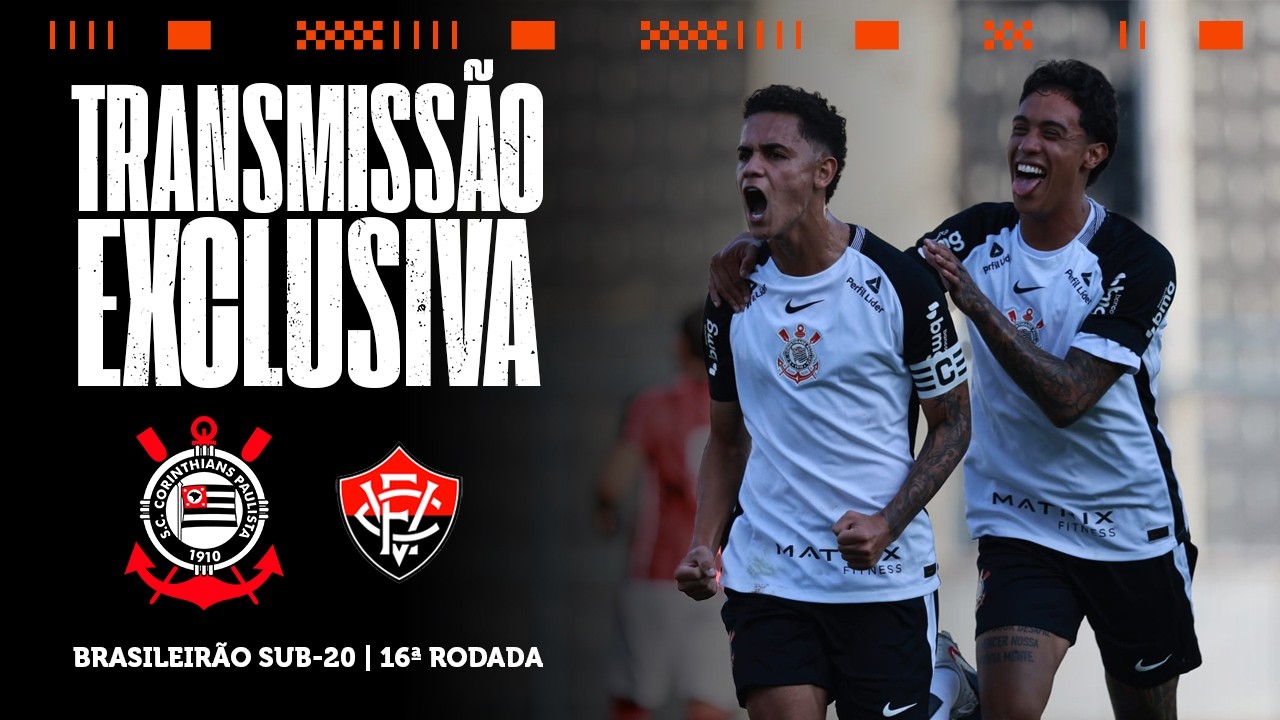 JOGO COMPLETO: CORINTHIANS 2 X 1 VITÓRIA | BRASILEIRÃO SUB-20 | 16ª RODADA