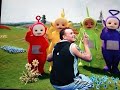Jon meets the Teletubbies