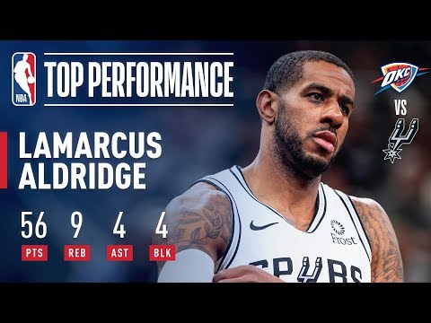 Video: LaMarcus Aldridge Records A New CAREER HIGH 56 Points | January 10, 2019