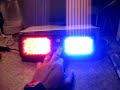 FEU LED PARE SOLEIL RED/BLUE