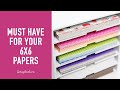 Scrapbook.Com Craft Room Basics 6x6 Paper Storage