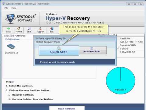 how to recover vhd file