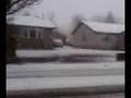 Snowy day in Glasgow/ Burnside