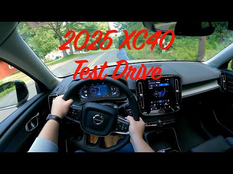 2025 volvo xc40 pov test drive