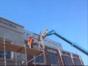 Diserection of Scaffolding on Election Day USA
