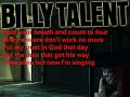 Billy Talent - Devil In A Midnight Mass (lyrics) Billy Talent - Devil In A Midnight Mass (lyrics)