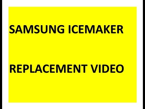 how to repair ice maker in samsung refrigerator