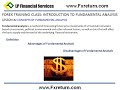 FOREX |TRAINING CLASS| #5 Fundamental Analysis Introduction