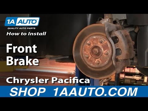 How To Install Replace Do a Front Brake Job Chrysler Pacifica 04-08 1AAuto.com