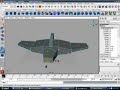 simple maya spaceship