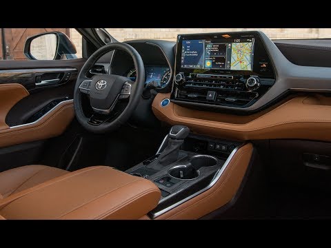 2020 toyota highlander platinum  interior details
