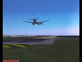 Emirates 777 landing at Heathrow Int