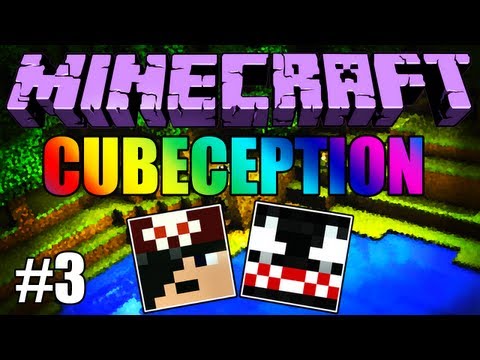Minecraft: Cubeception #3 - Diamaaaaanteeees! =D