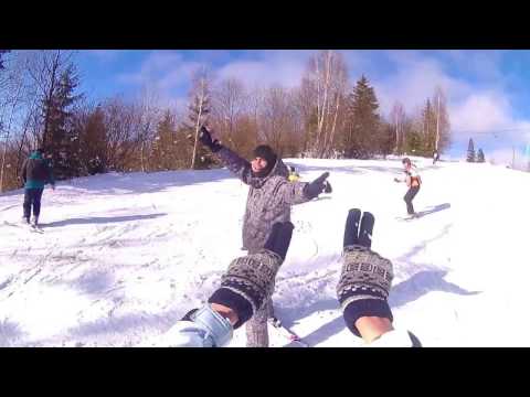 На лыжах в Славское