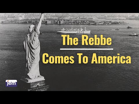 Old Footage: Lubavitcher Rebbe Comes to America