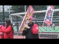 2010年1月1日(元旦),社民連單車遊行,出發前社民連成員發言︰