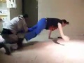 Wrestling match of Epicness! White dude vs. Black Brother!
