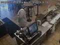 Click here to watch this video Surveillance video: Robber shoots sandwich shop clerk in face with pellet gun