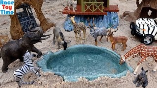 Safari and Jungle Wild Animals Toys For Kids - Learn Animal Names