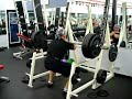 385 lb front squats for 5 reps