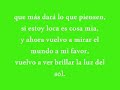 Letra de la cancion Me muero por conocerte - Alex Ubago
