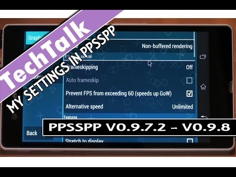 9.7 - Update: The settings for v0.9.7.2 also apply for v0.9.8, as they are (pretty much) unchanged in this newer version. Enjoy! Another PPSSPP update has arrived ...